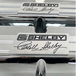 Caches Culbuteurs "CS Shelby Signature" chrome FORD 289/302/351W