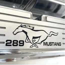 Caches Culbuteurs "289 Mustang " chrome FORD 289/302/351W
