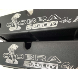 Caches Culbuteurs "Shelby Cobra Signature" noir FORD 289/302/351W