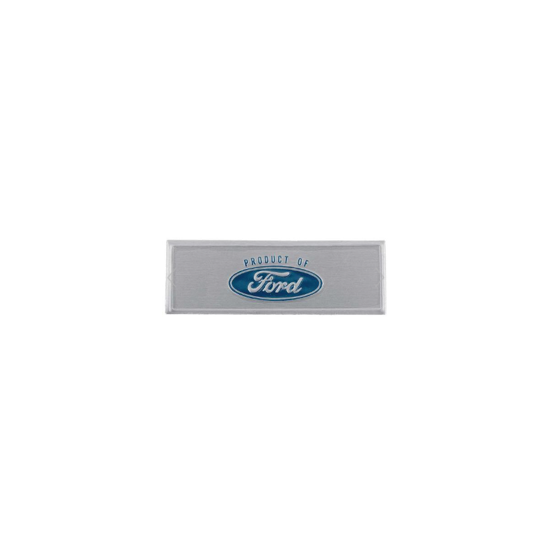 Plaque "Product Of FORD" - FORD Mustang 1967 à 1973
