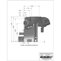 Kit de conversion frein à disques avant - FORD Mustang 1967 1968 1969 SSBC