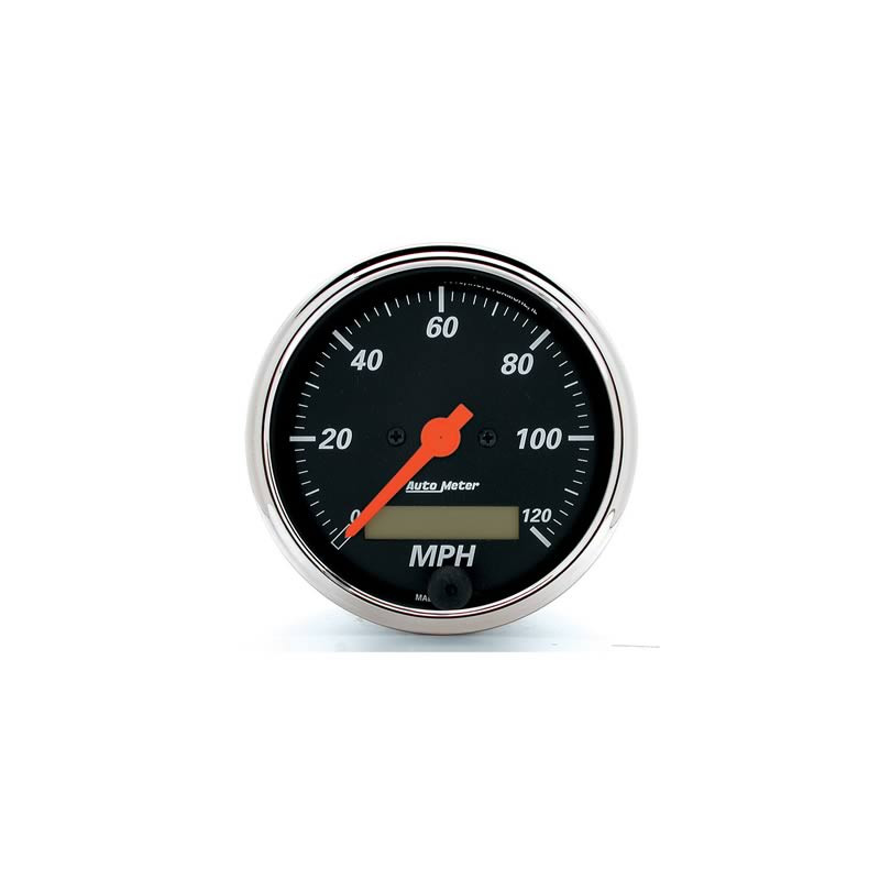 Jauge Auto Meter - Compteur de vitesse - Designer Black MPH