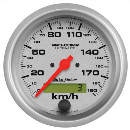 Compteur de vitesse blanc Auto Meter - 0-190 KMH