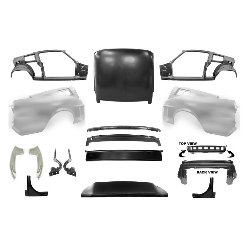 Kit de conversion Ford Mustang Coupé vers Fastback