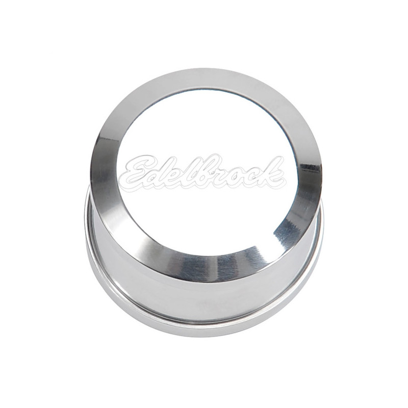 Bouchon de cache culbuteurs - Aluminium CHROME - Push In - EDELBROCK