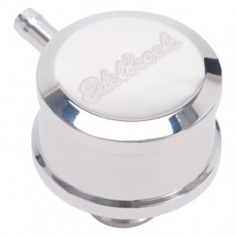 Bouchon de cache culbuteurs avec PCV - Aluminium CHROME - Push In - EDELBROCK