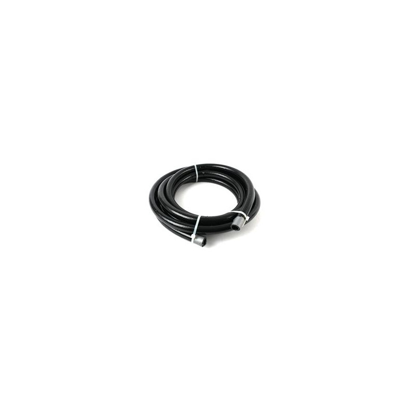 Tuyau tressé Inox noir pour connecteur 8AN - 3 M