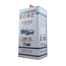 Huile Moteur Minérale - ROWE VINTAGE - SAE 20W50 - 5L