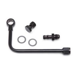 Conduite simple d'alimentation en carburant Edelbrock Noir