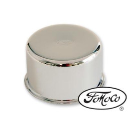 Bouchon de cache culbuteurs "FOMOCO" - CHROME - Push In