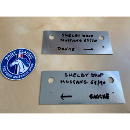 Shelby Drop Ford Mustang1967 1970 - Plaques template