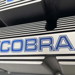 Caches Culbuteurs Pentroof "CS Shelby Cobra" noir et bleu FORD 289/302/351W